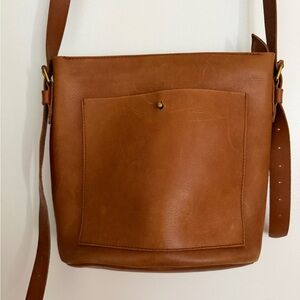 Madewell Cognac Leather Bag/Tote Transit bag